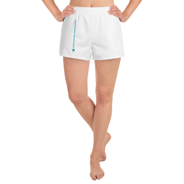 Women’s Recycled Athletic Shorts with Real Estate Matching24 Logo