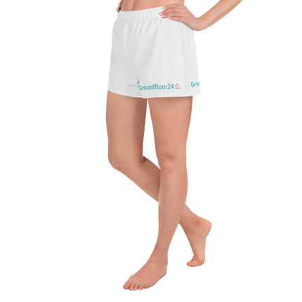 Women’s Recycled Athletic Shorts with Groundfloor24 Logo