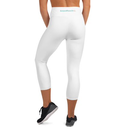 Yoga Capri Leggings with Groundfloor24 Logo