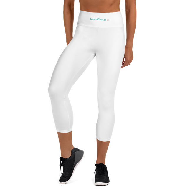 Yoga Capri Leggings with Groundfloor24 Logo
