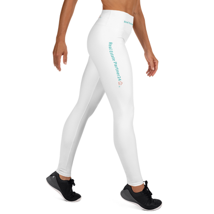 Yoga Leggings with Real Estate Partner24 Logo