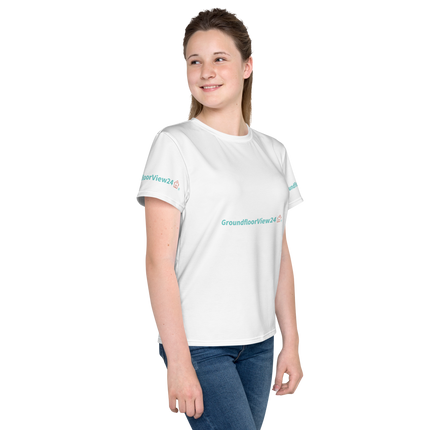 Youth crew neck t-shirt Groundfloorview24 with House