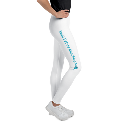 Youth Leggings with Real Estate Matching24 Logo