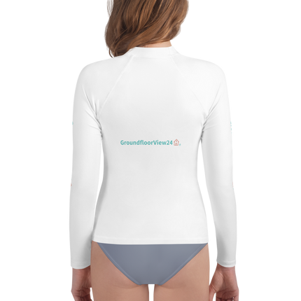 Youth Rash Guard Groundfloorview24 with House