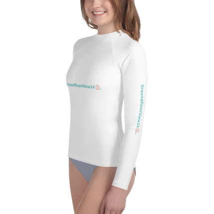 Youth Rash Guard Groundfloorview24 with House