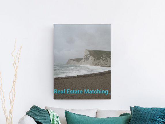 Waves and Sand Canvas with realestatematching without key Logo