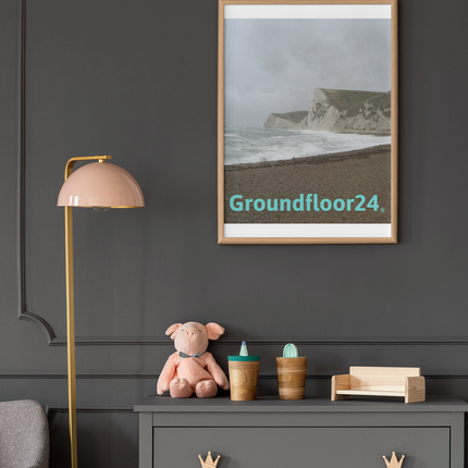Waves and Sand Thin canvas with Groundfloor24 without House Logo