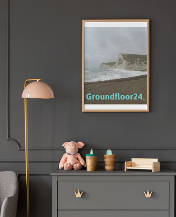 Waves and Sand Thin canvas with Groundfloor24 without House Logo