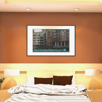 St. Paul's Cathedral Canvas with Real Estate Matching24 Logo