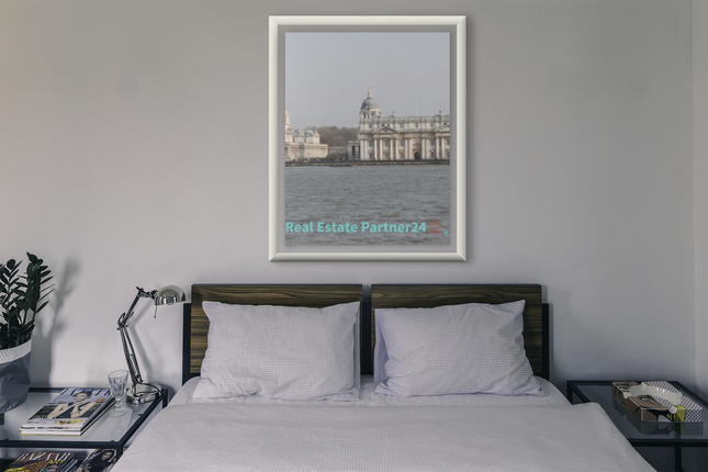 Riverside Beauty Framed photo paper poster with realestatepartner24 with house Logo