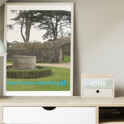 Nature's Wonders Framed canvas with realestatematching with key Logo