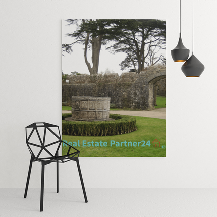 Nature's Wonders Framed canvas with realestatepartner24 with house Logo