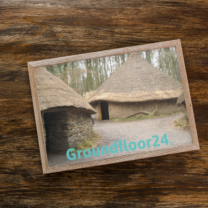 Village Charm Thin canvas with Groundfloor24 without House Logo