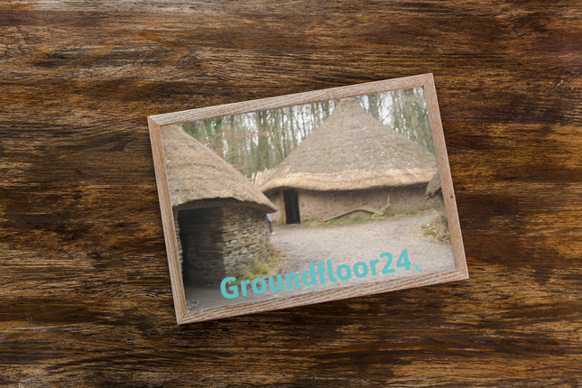 Village Charm Thin canvas with Groundfloor24 without House Logo