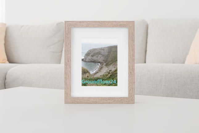 Sea & Hills Framed canvas with Groundfloor24 without House Logo