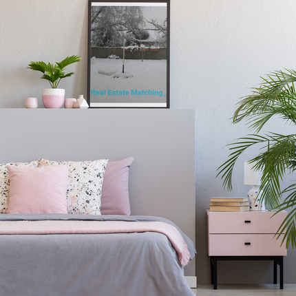 Winter Wonderland Framed canvas with realestatematching without key Logo