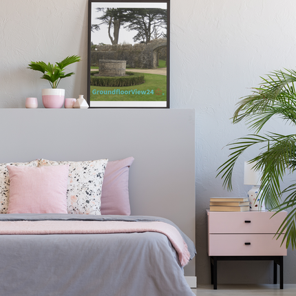 Nature's Wonders Framed poster with groundfloorview24 with House Logo