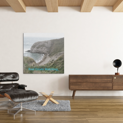 Sea & Hills Canvas with realestatematching without key Logo