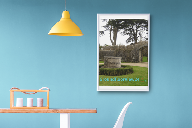 Nature's Wonders Framed canvas with groundfloorview24 with House Logo