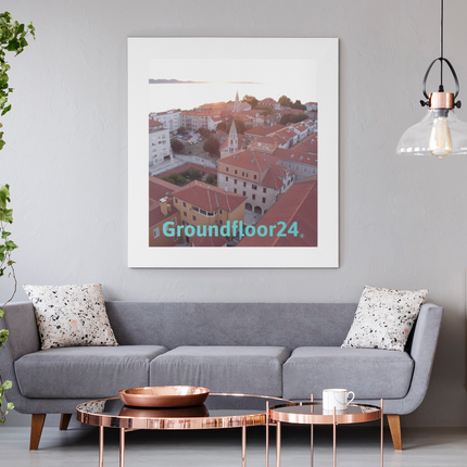Roof Sunset View Canvas with Groundfloor24 without House Logo