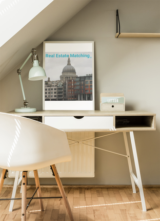 St. Paul's Cathedral Poster with hangers with Real Estate Matching Logo