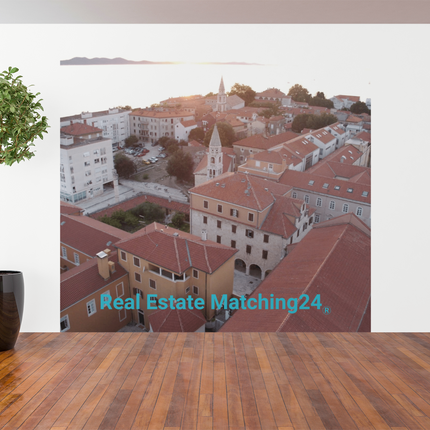 Roof Sunset View Thin canvas with realestatematching24 without key Logo