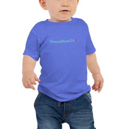 Baby Jersey Short Sleeve Tee with Groundfloor24 Logo