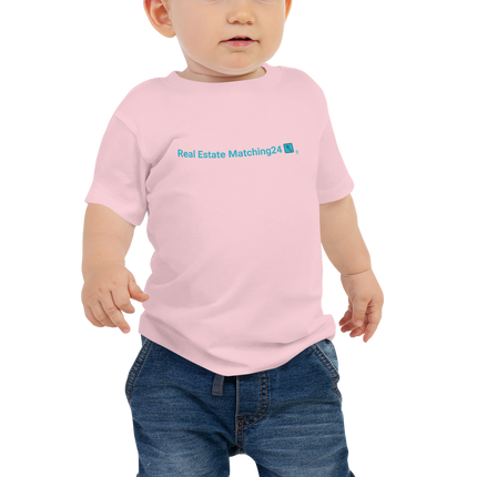Baby Jersey Short Sleeve Tee with Real Estate Matching24 Logo