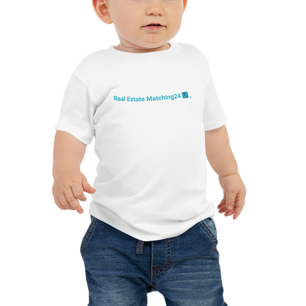 Baby Jersey Short Sleeve Tee with Real Estate Matching24 Logo