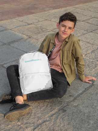 Minimalist Backpack with Groundfloor24 Logo