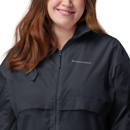 Unisex windbreaker with Real Estate Partner24 Logo