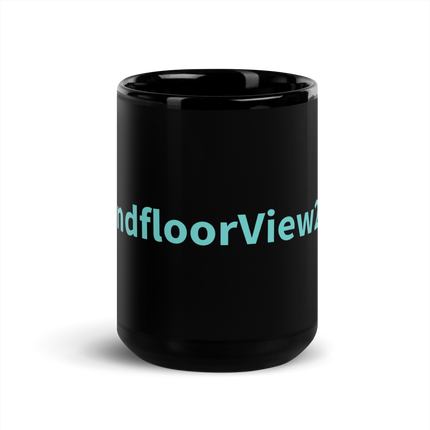 Black Glossy Mug Groundfloorview24 with House