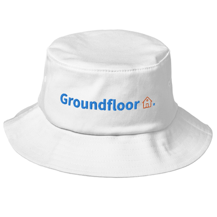 Old School Bucket Hat Groundfloor with Logo.