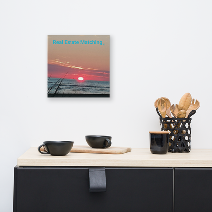 Beutiful Canvas with Real Estate Matching Logo