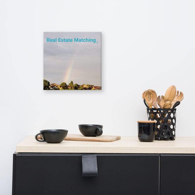 The Rainbow Sinari Canvas with Real Estate Matching Logo