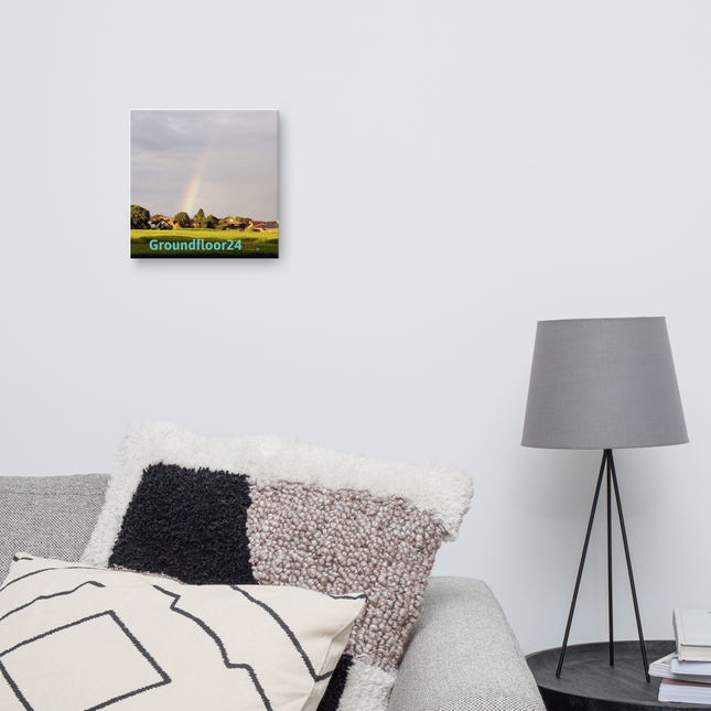 The Rainbow Sinari Canvas with Groundfloor24 Logo