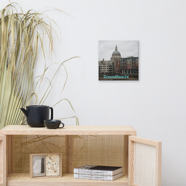 St. Paul's Cathedral Canvas with Groundfloor24 Logo