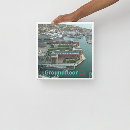 Nice City Canvas with Groundfloor with House Logo