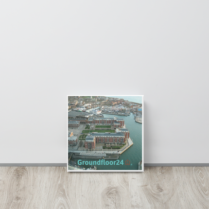 Nice City Canvas with Groundfloor24 with House Logo