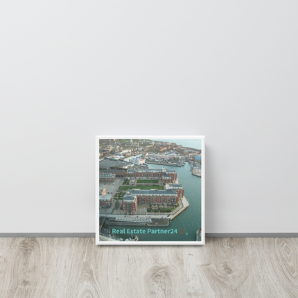 Nice City Canvas with realestatepartner24 with house Logo
