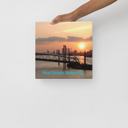 Evening Glow Canvas with realestatematching without key Logo