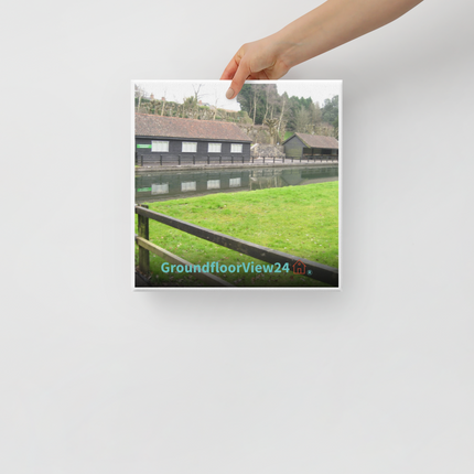 Lakeside Serenity Canvas with groundfloorview24 with House Logo