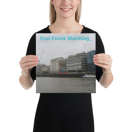 Beautiful Place Canvas with Real Estate Matching Logo