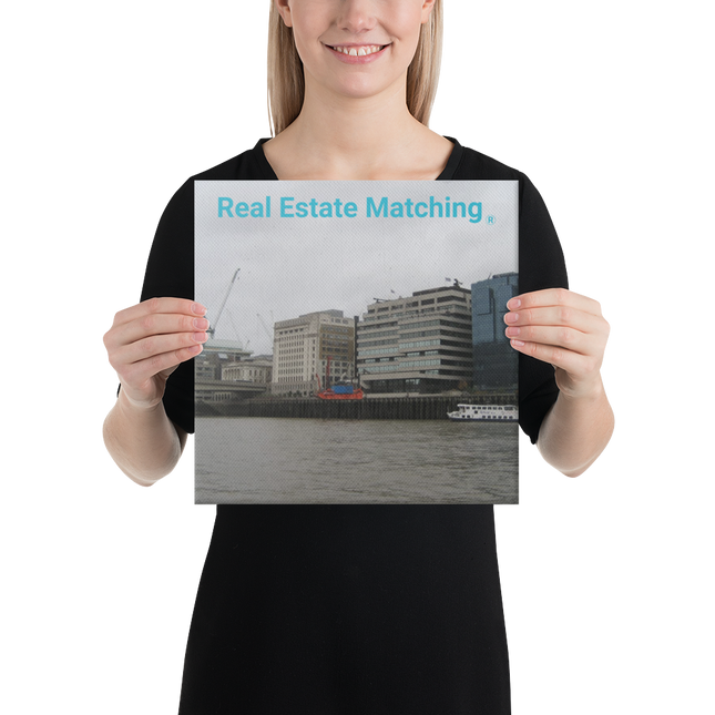 Beautiful Place Canvas with Real Estate Matching Logo