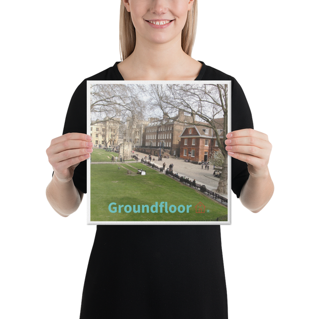 Beautiful Park Canvas with Groundfloor with House Logo