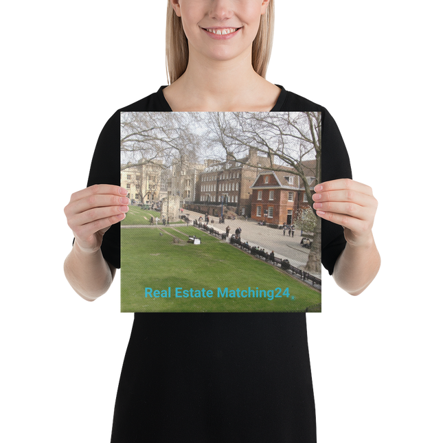 Beautiful Park Canvas with realestatematching24 without key Logo