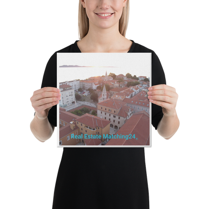 Roof Sunset View Canvas with realestatematching24 without key Logo