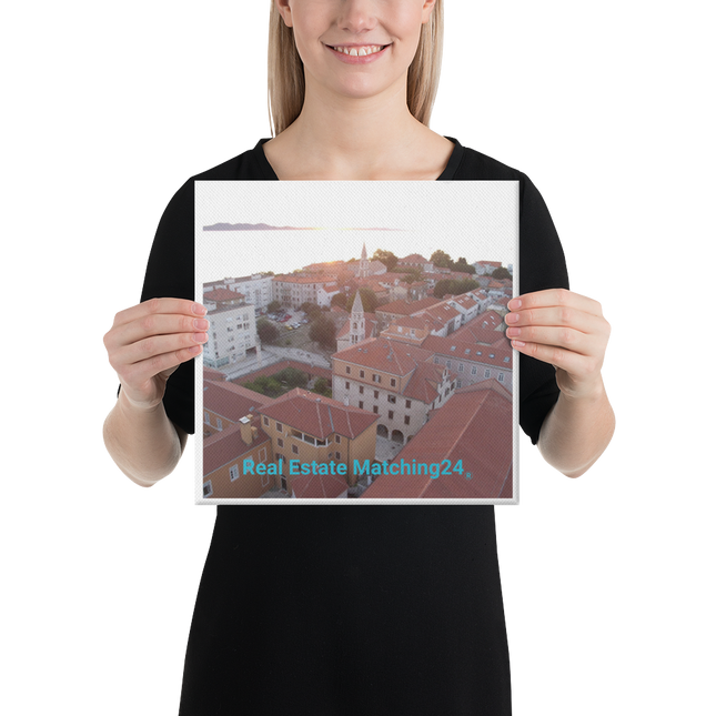 Roof Sunset View Canvas with realestatematching24 without key Logo