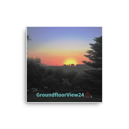 Beautiful Sunset Sinari Canvas with groundfloorview24 with House Logo