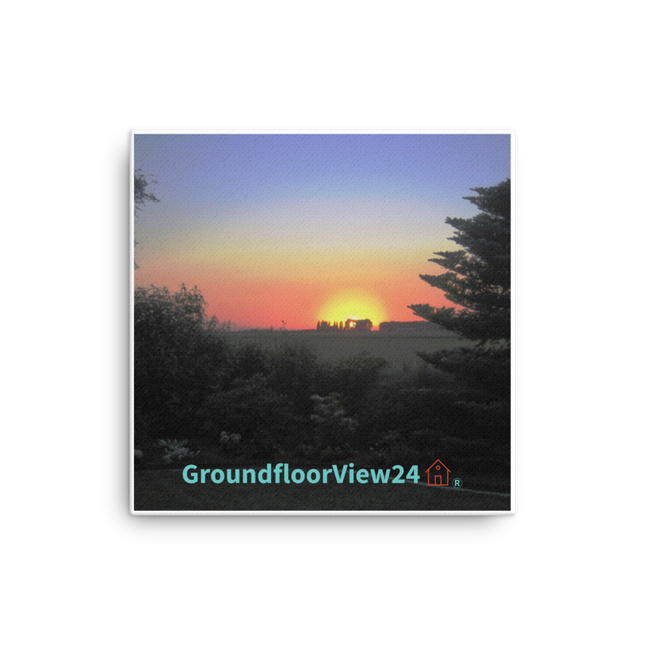 Beautiful Sunset Sinari Canvas with groundfloorview24 with House Logo